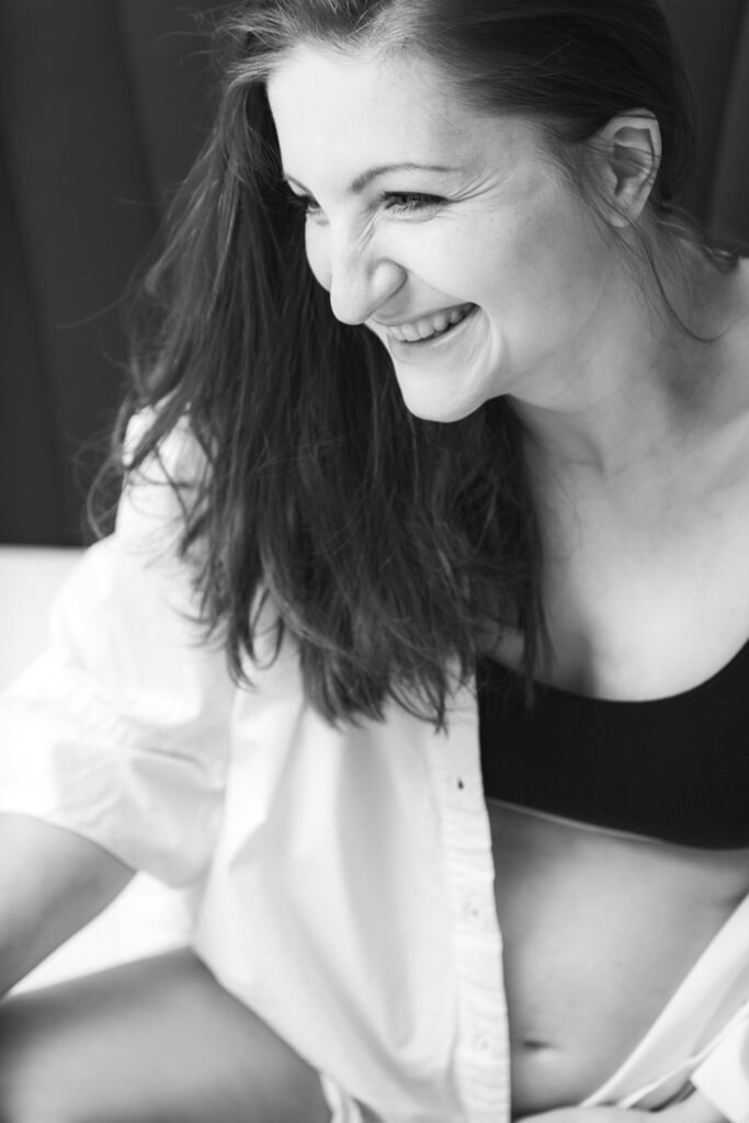 Těhotenské focení doma